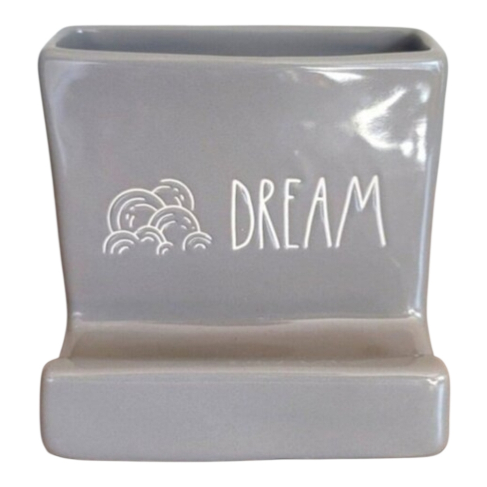New Rae Dunn Dream Gray Cellphone Remote Control, Pencil, Toothbrush Holder